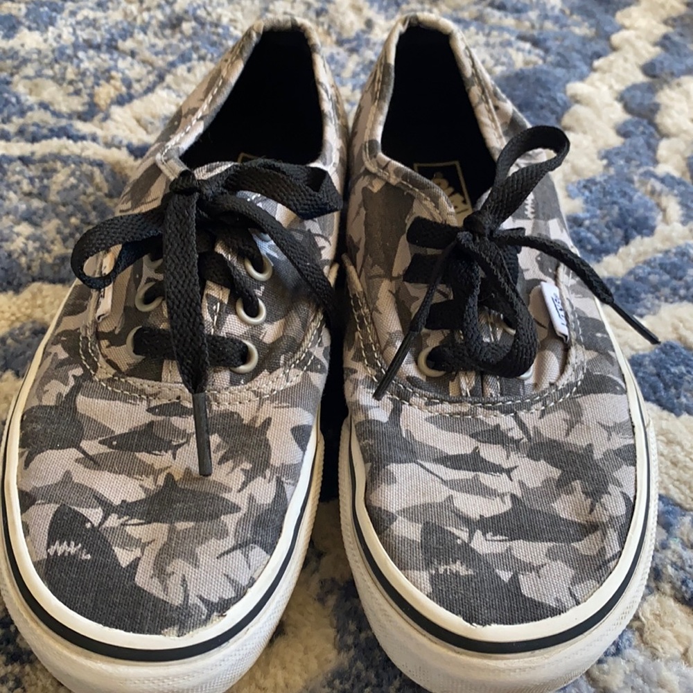Vans shark pattern